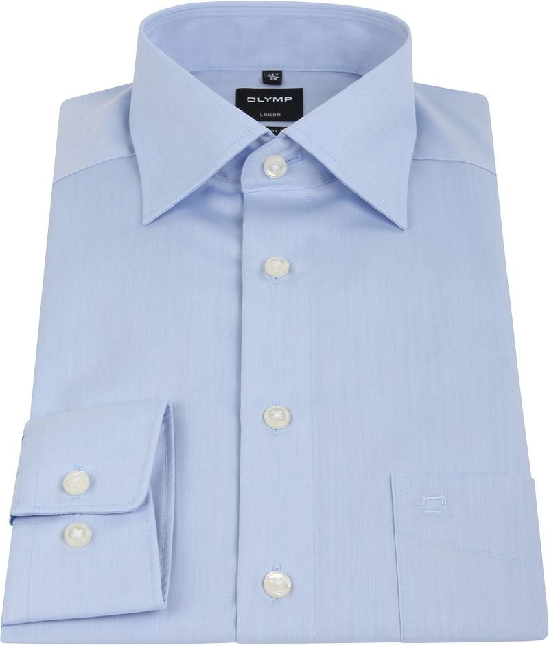 OLYMP Luxor Hemd Modern Fit Light Blue - Größe 48 günstig online kaufen