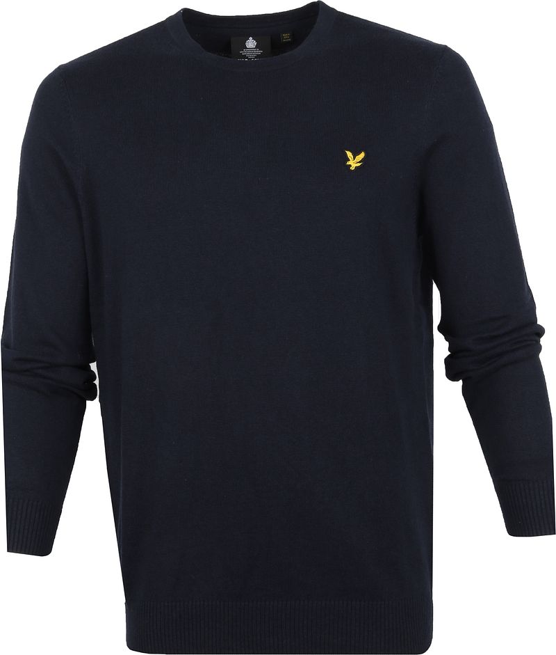 Lyle & Scott Pull Marine  Bleu Bleu foncé taille XS