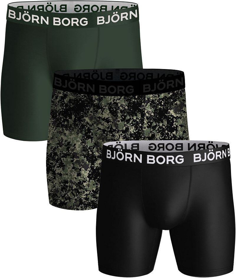 Bjorn Borg Björn Borg Performance Boxershorts Heren (3-pack)
