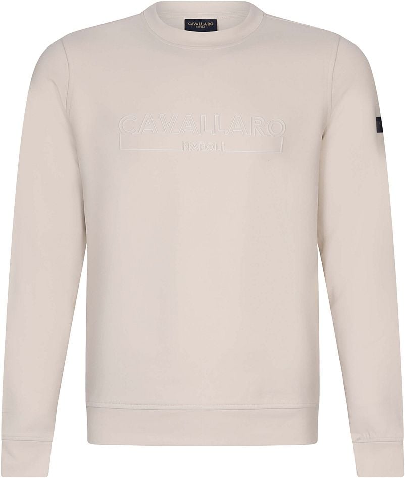 Cavallaro Napoli Cavallaro Beciano Sweater Logo Ecru