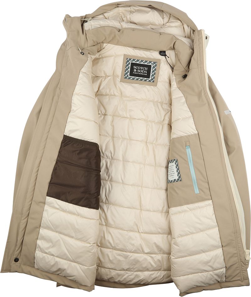 Scotch and Soda Scotch & Soda Parka Jas Ecru