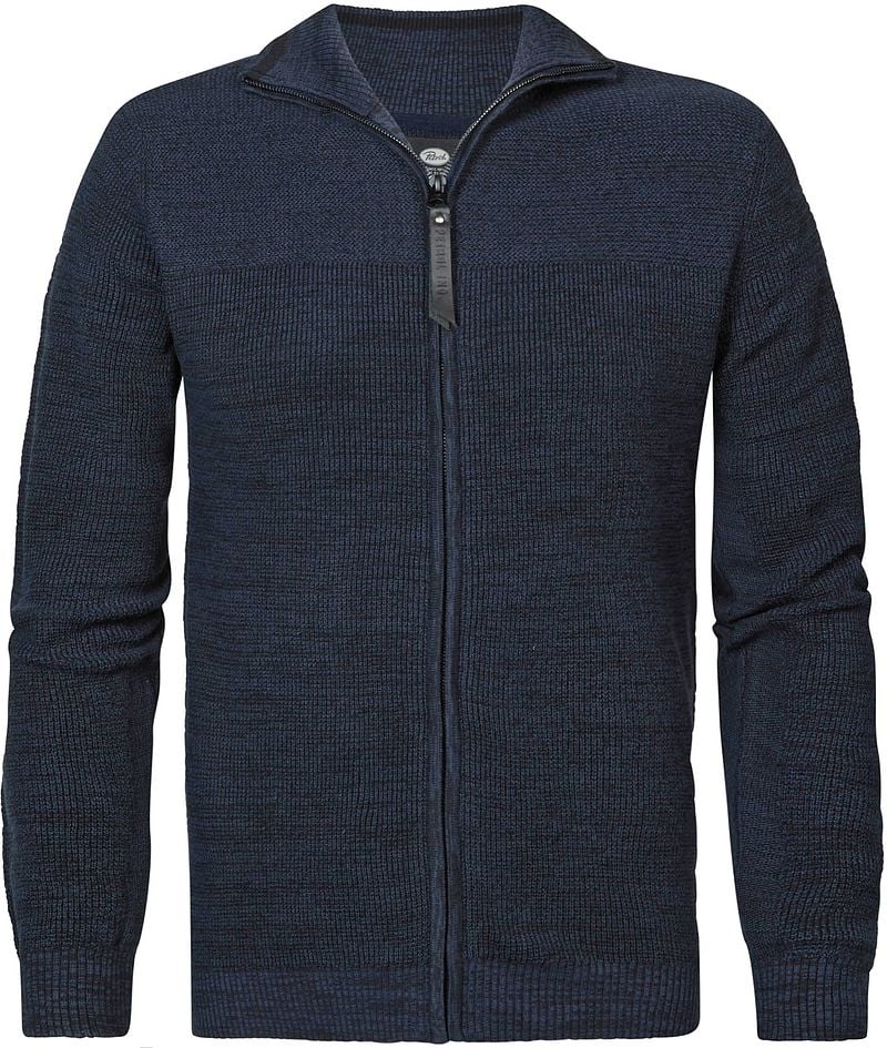 Petrol Strickjacke Maywood Navy - Größe XL günstig online kaufen