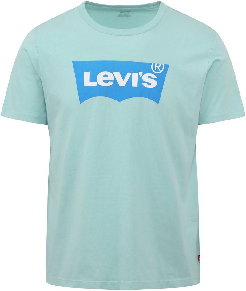 levi's original graphic t-shirt lichtblauw