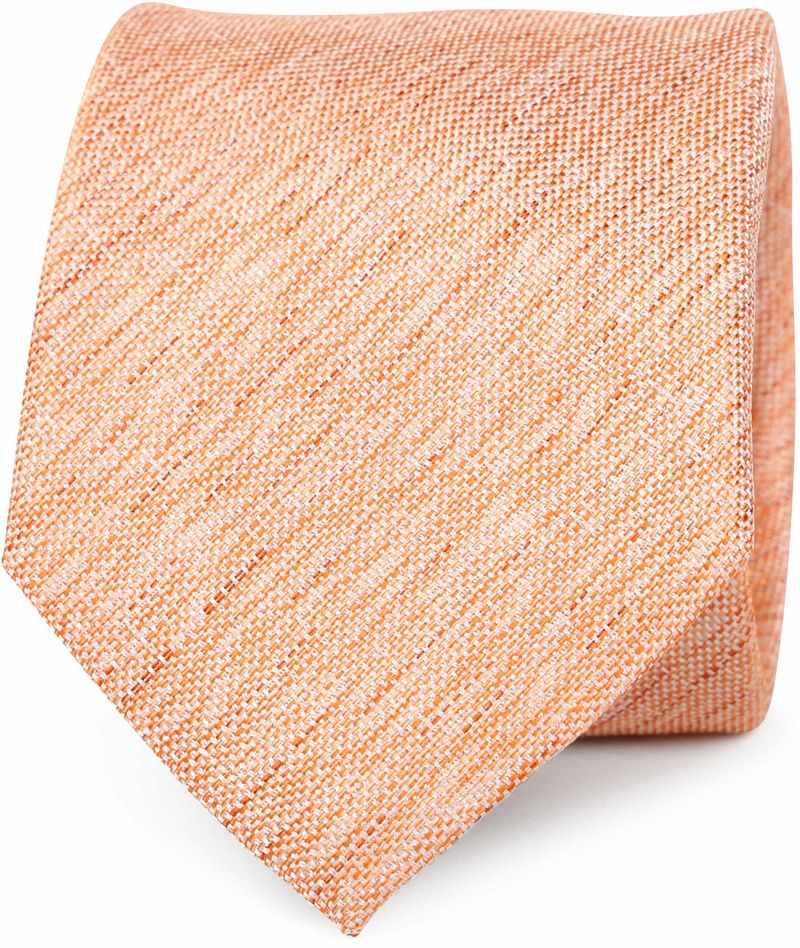Cravate Soie K81-8  Orange