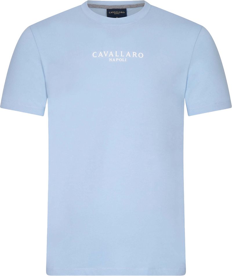 Cavallaro Mandrio T-Shirt Logo Hellblau - Größe 3XL günstig online kaufen