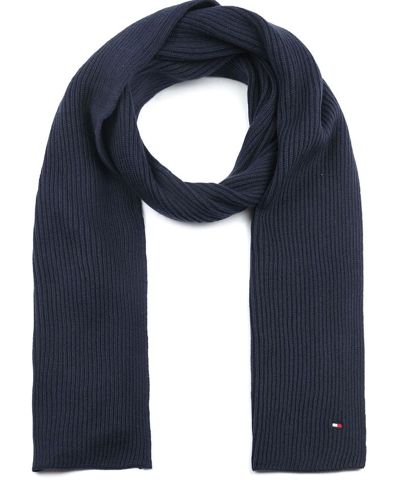 Tommy Hilfiger Essential Schal Navyblau - günstig online kaufen