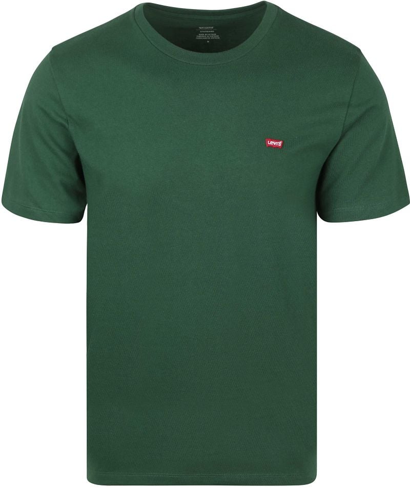 Levi's T-Shirt Original Dunkelgrün - Größe XL günstig online kaufen