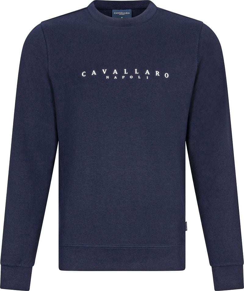 Cavallaro Cavezzio Sweater Logo Navy - Größe XL günstig online kaufen