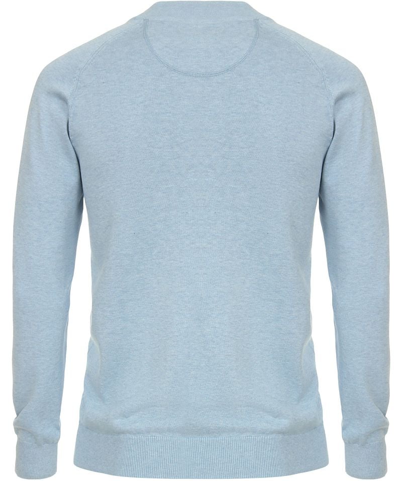 Casa Moda Strickjacke Zip Hellblau - Größe L günstig online kaufen
