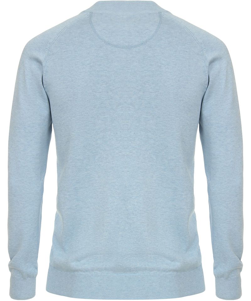 Casa Moda Strickjacke Zip Hellblau - Größe L günstig online kaufen