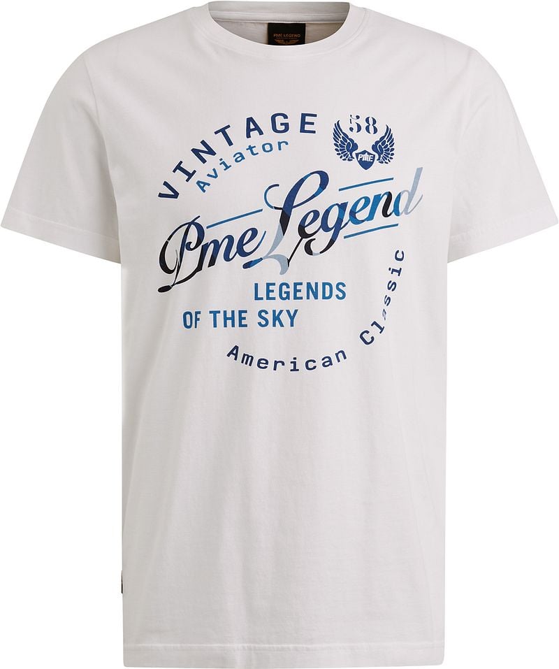 PME LEGEND Heren Polo's & T-shirts Single Jersey Package Wit