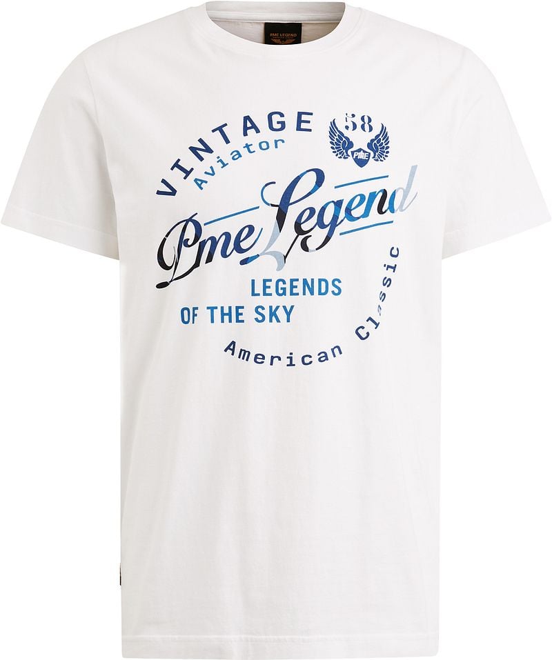 PME LEGEND Heren Polo's & T-shirts Single Jersey Package Wit