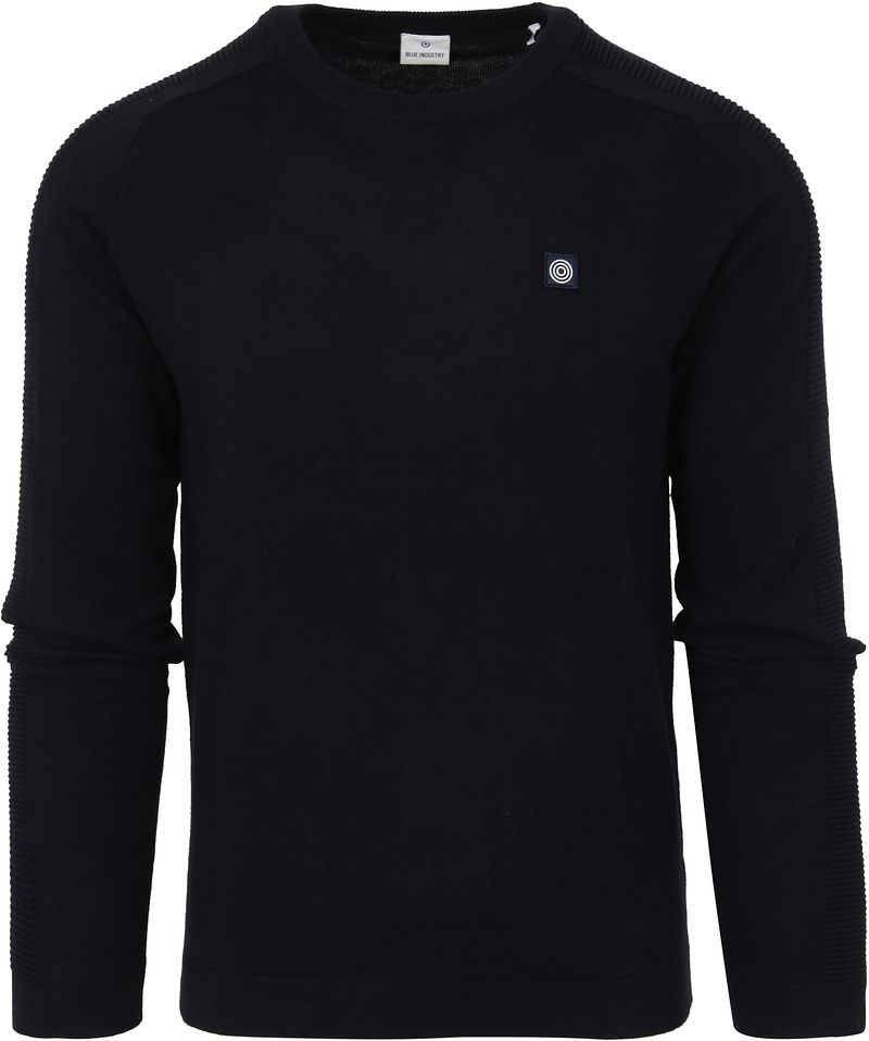 Blue Industry Pull-over Marine Bleu Bleu foncé taille M