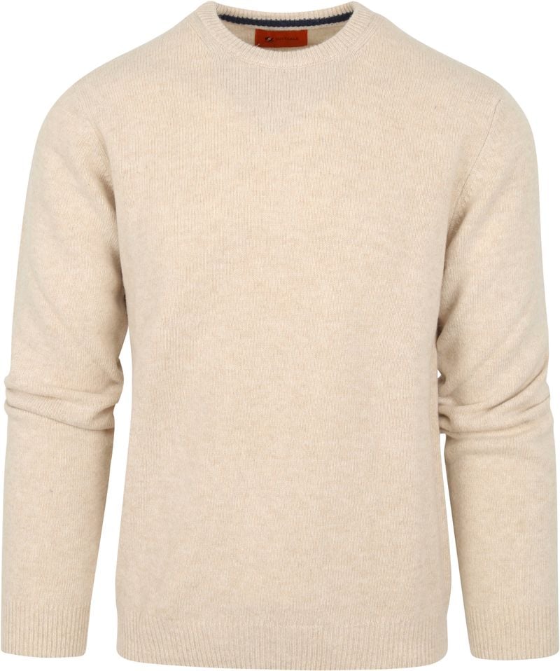 Suitable Pullover Wolle O-Neck Beige