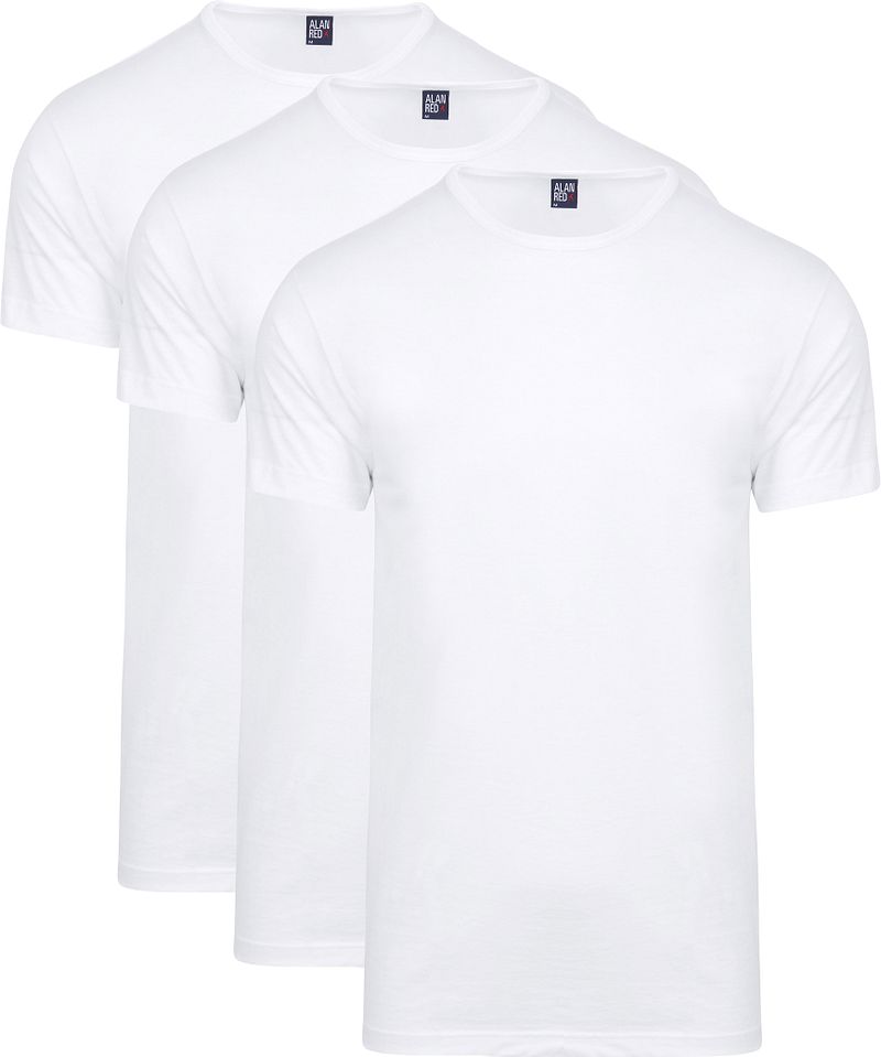 Alan Red T-Shirts Derby Col Rond Promo (Lot de 3)  Blanc taille XL