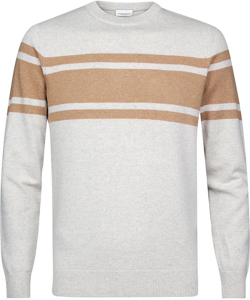 Profuomo Pull Laine Gris taille M