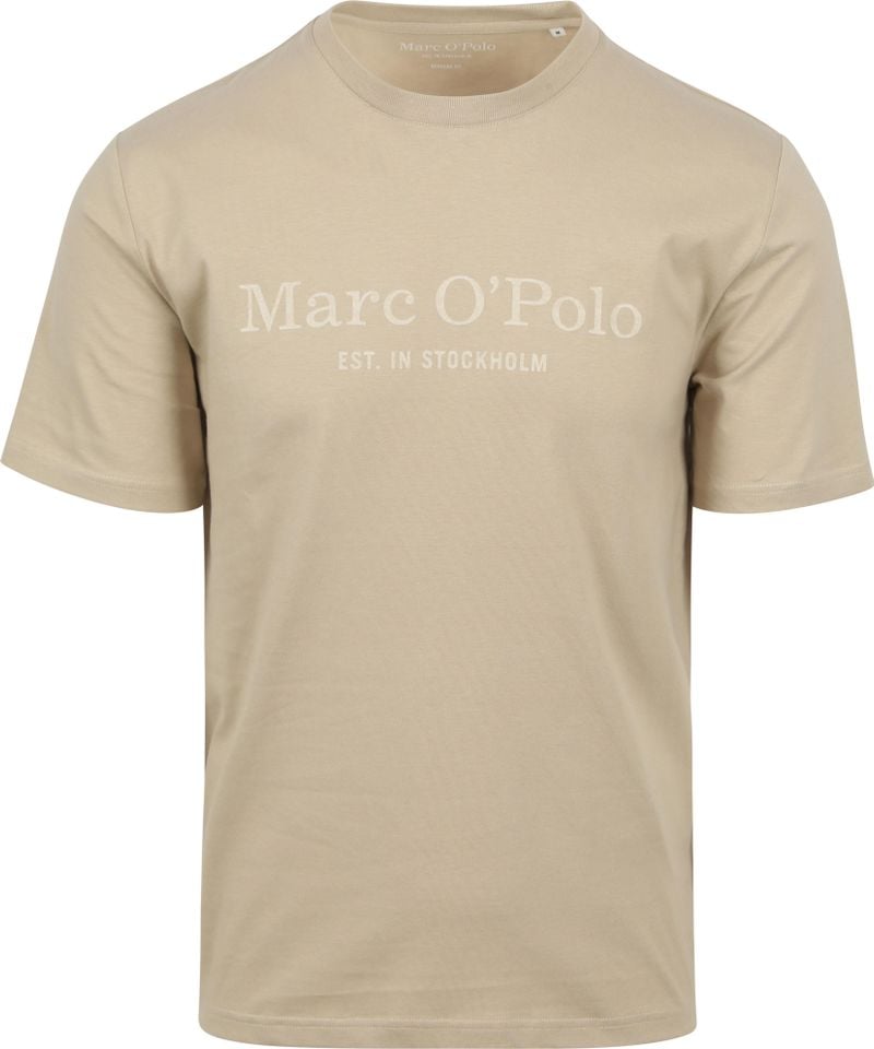 Marc O'Polo T-Shirt Logo Beige