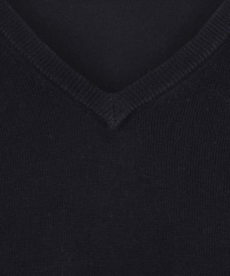 Steppin' Out Trui Cotton Cashmere V-hals Navy