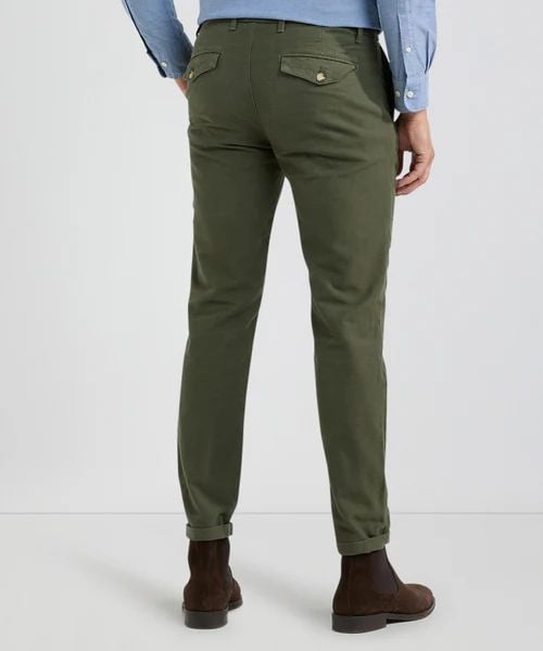 McGregor Chino Moleskin Olivgrün - Größe W 32 - L 32 günstig online kaufen