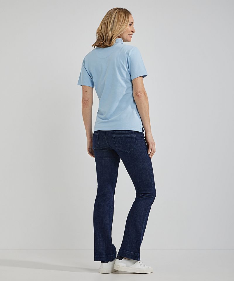 Steppin' Out Polo Dames Klassiek Lichtblauw