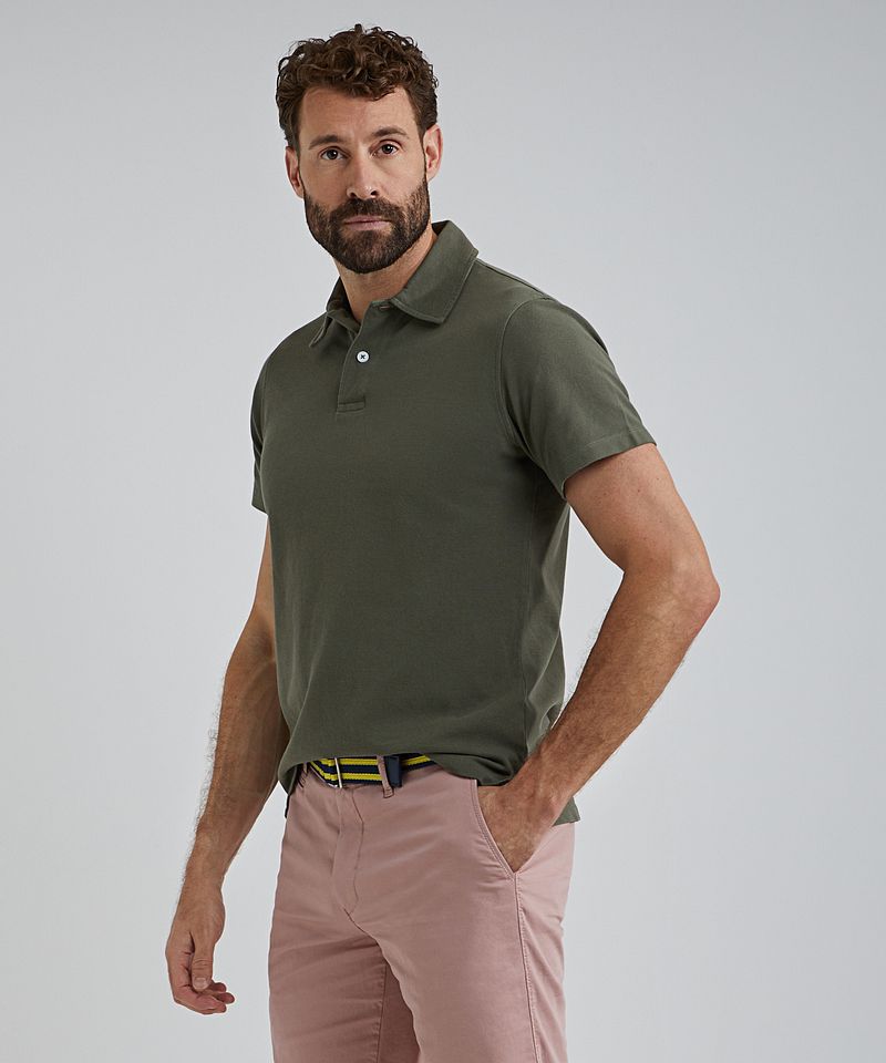 Steppin' Out Polo Sports Olijfgroen