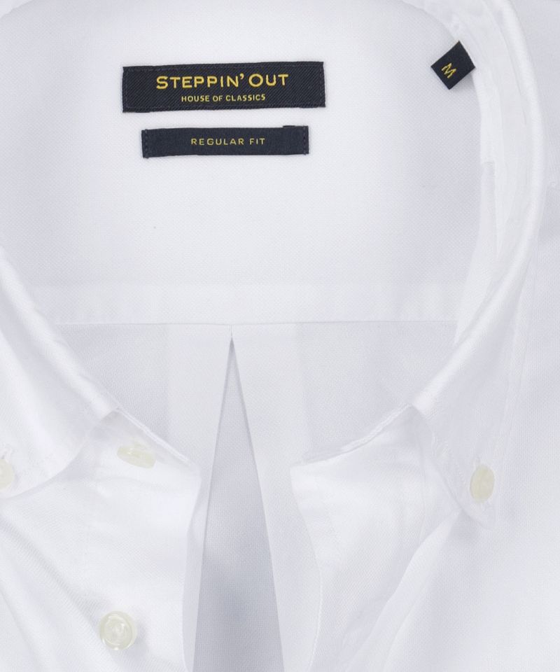 Steppin' Out Short Sleeve Overhemd Wit