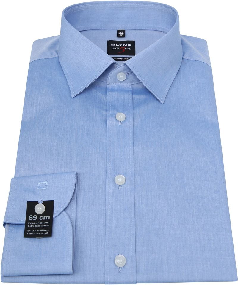 OLYMP Hemd Level 5 BF Blau - Größe 40 günstig online kaufen