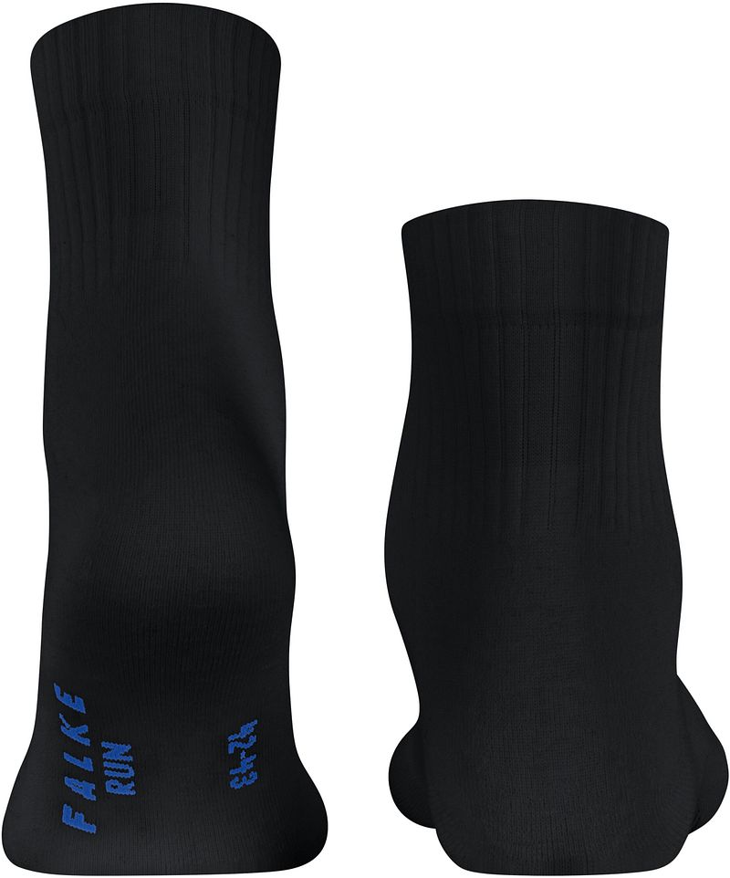 Falke Run Rib Zwart