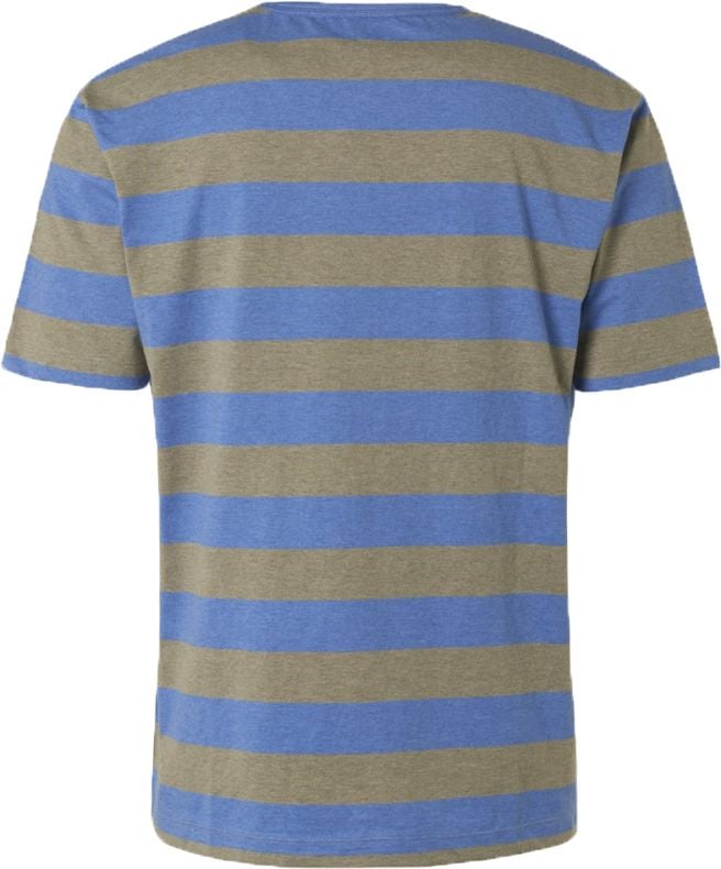 No Excess T-Shirt Streifen Blau Grün - Größe 3XL günstig online kaufen