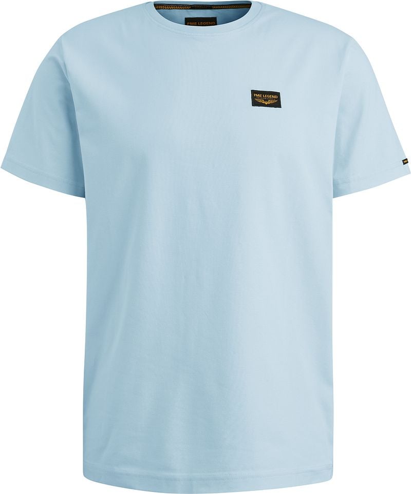 PME LEGEND Heren Polo's & T-shirts Short Sleeve R-neck Guyver Tee Blauw