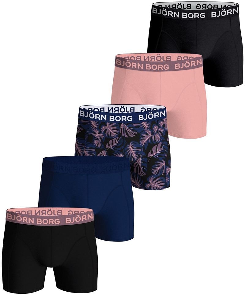 Bjorn Borg Boxers Cotton Stretch 5-Pack Multicolour - Größe L günstig online kaufen