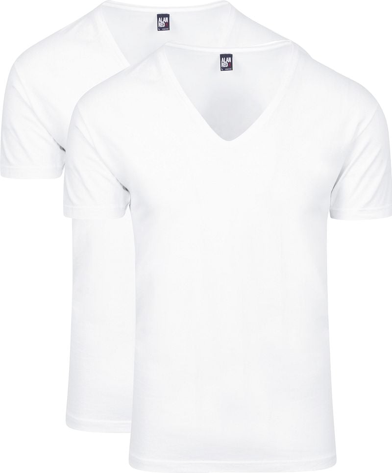 Alan Red T-Shirt NOV Extra Tiefer V-Ausschnitt Stretch - Größe M günstig online kaufen