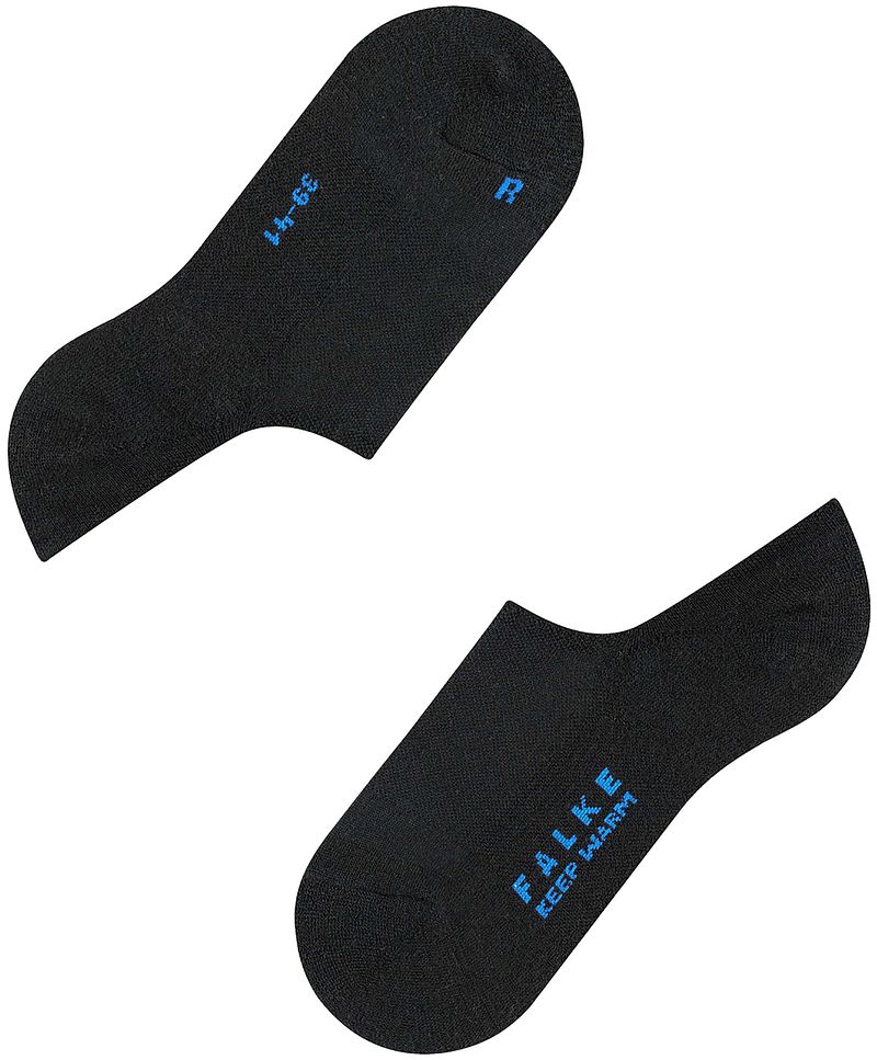 Falke Keep Warm Sneaker Socke Schwarz - Größe 39-41 günstig online kaufen
