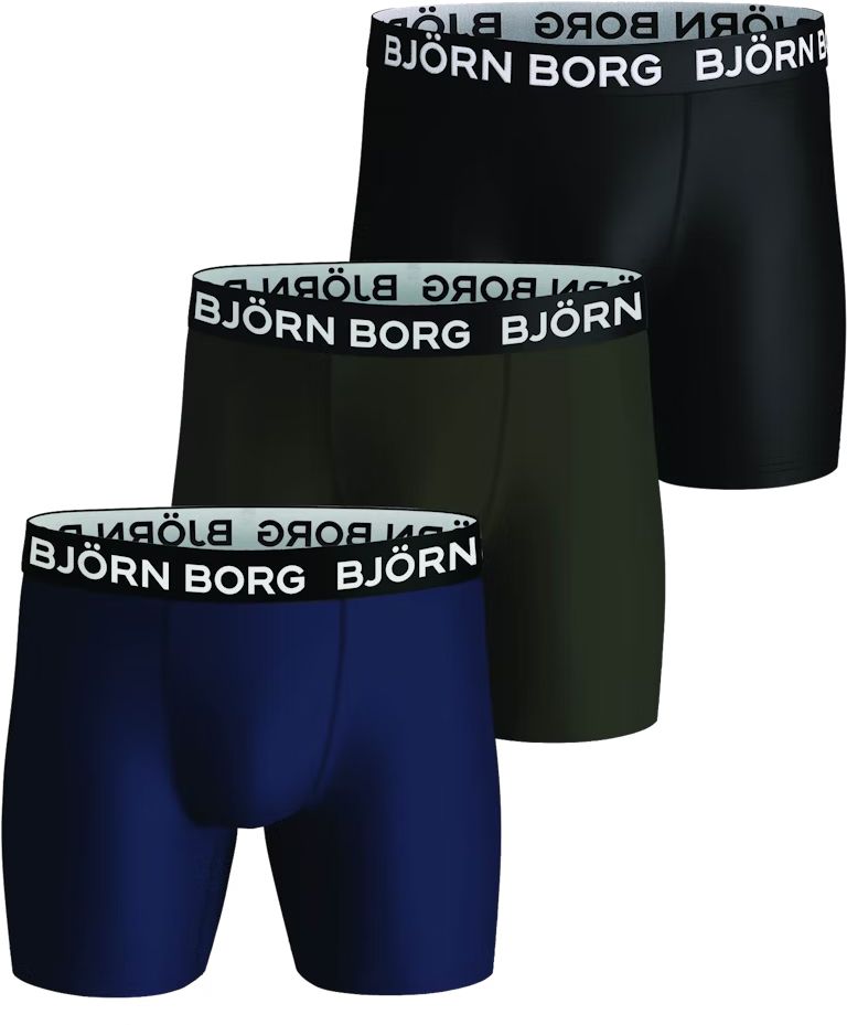 Bjorn Borg Boxer-shorts Performance Multicolore Lot de 3 Multicoloré taille M