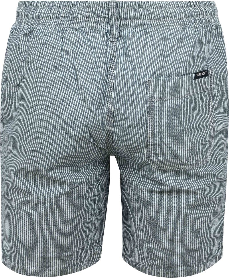 Superdry Short Streep Blauw
