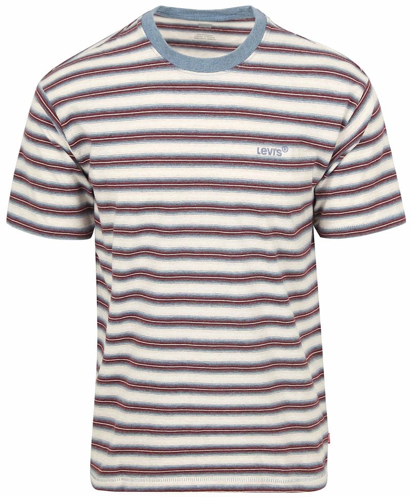 Levi's T-Shirt Red Vintage Stripe Porridge - Größe XL günstig online kaufen
