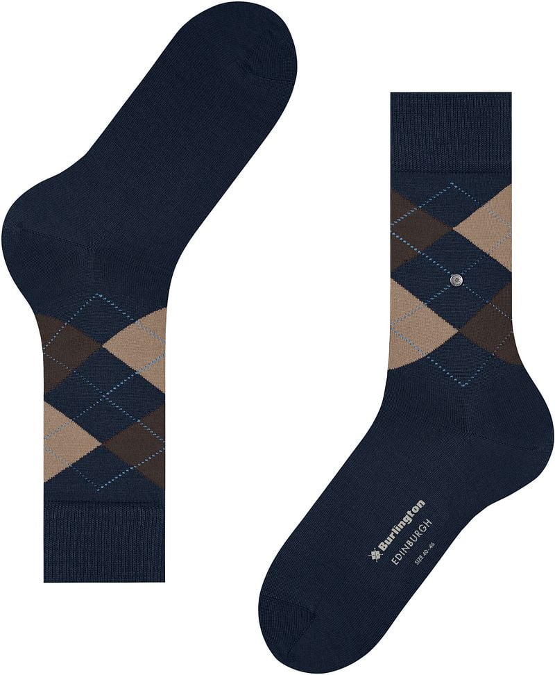 Burlington Wol Edinburgh Blauw 6121