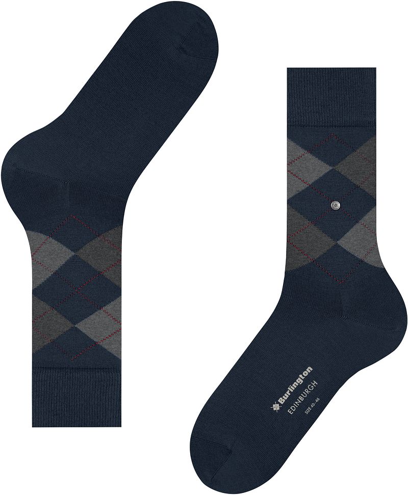 Burlington Wol Edinburgh Blauw 6123