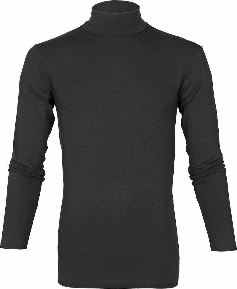 Alan Red Master Pull Col Roulé Manches Longues  Noir taille S