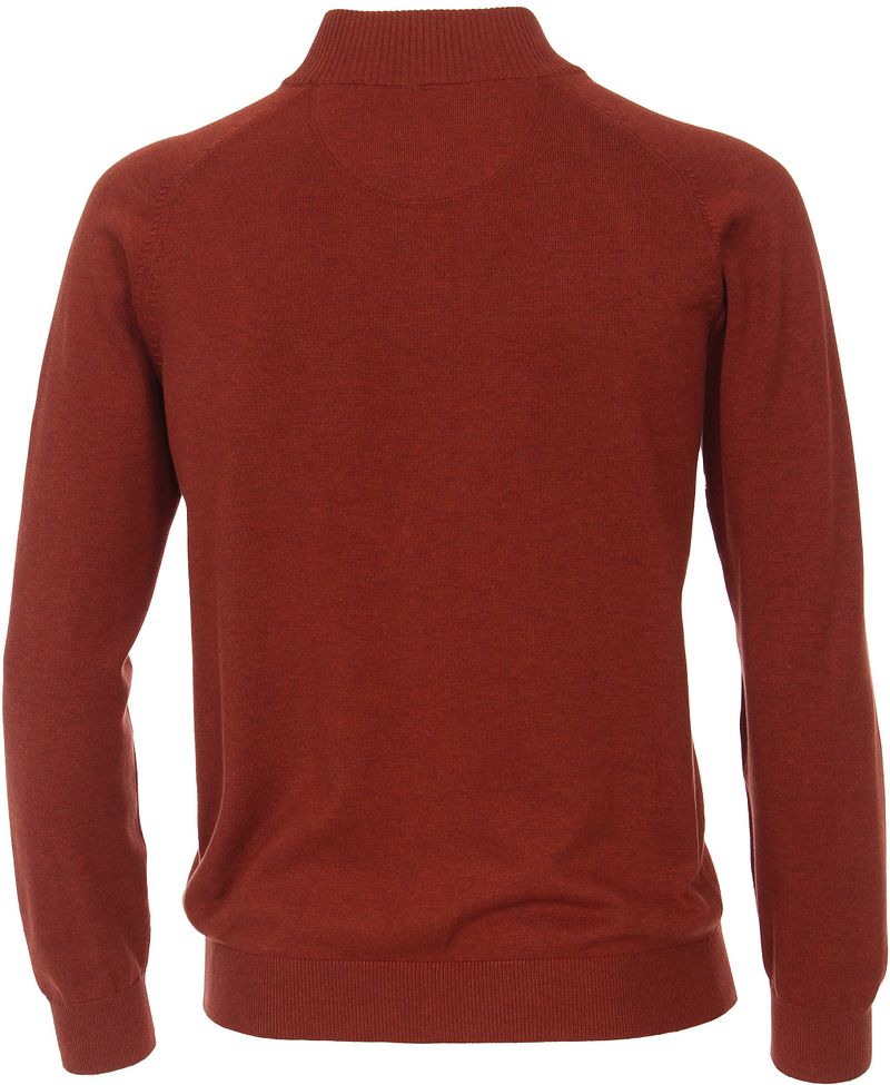 Casa Moda Strickjacke Zip Brique - Größe L günstig online kaufen