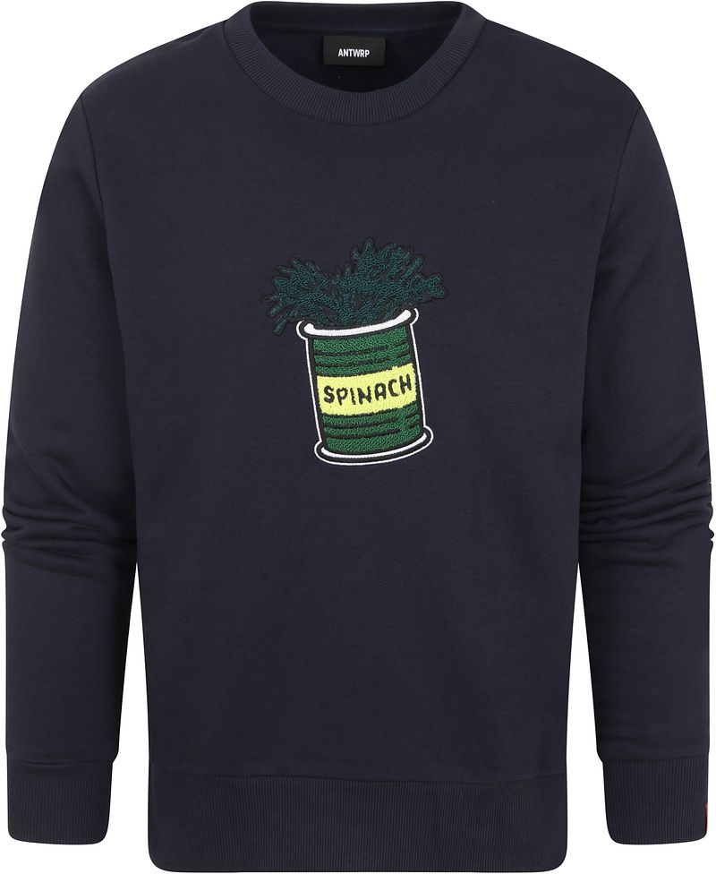 ANTWRP Sweater Epinards Foncé Bleu Bleu foncé taille M