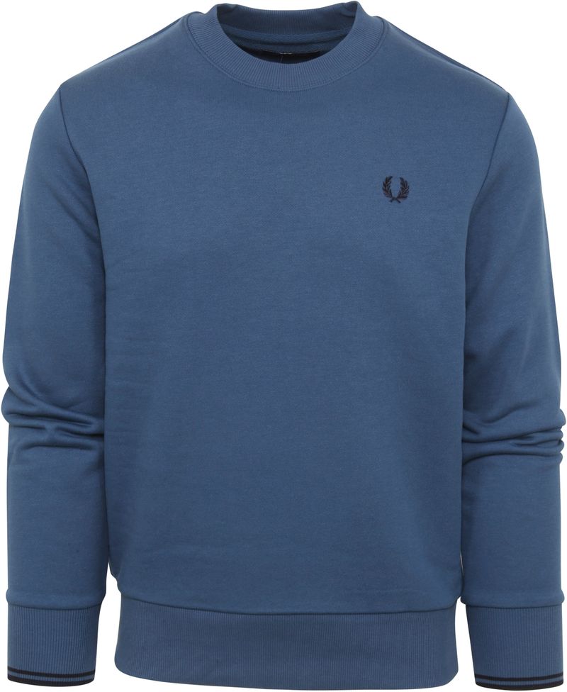 Fred Perry Sweater Logo Blauw