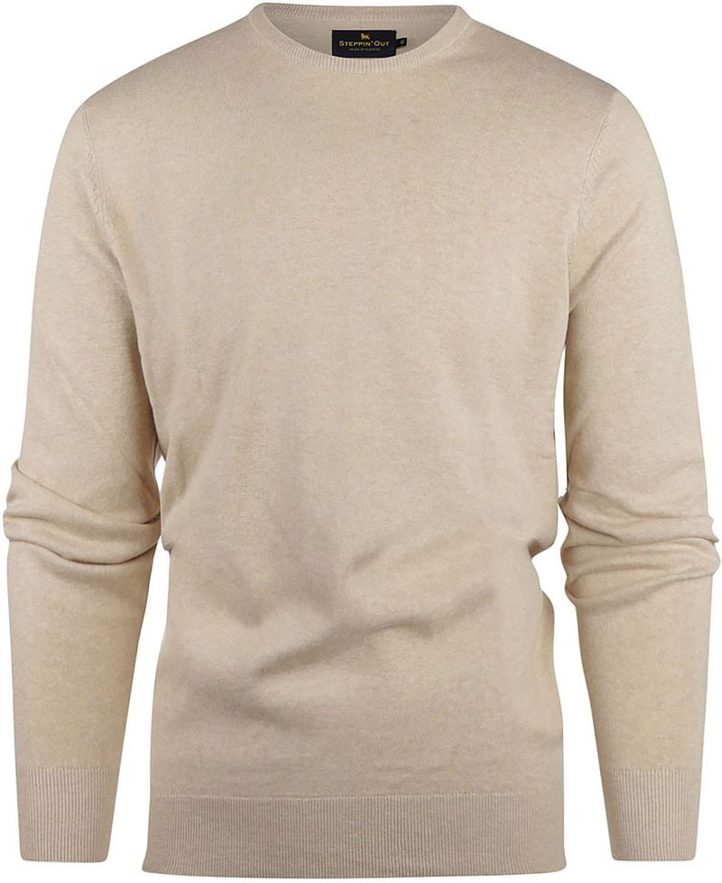 Steppin' Out Trui Cotton Cashmere Sand