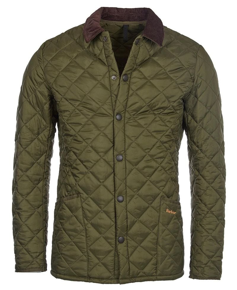 Barbour Heritage Liddesdale Quilted Jas Groen