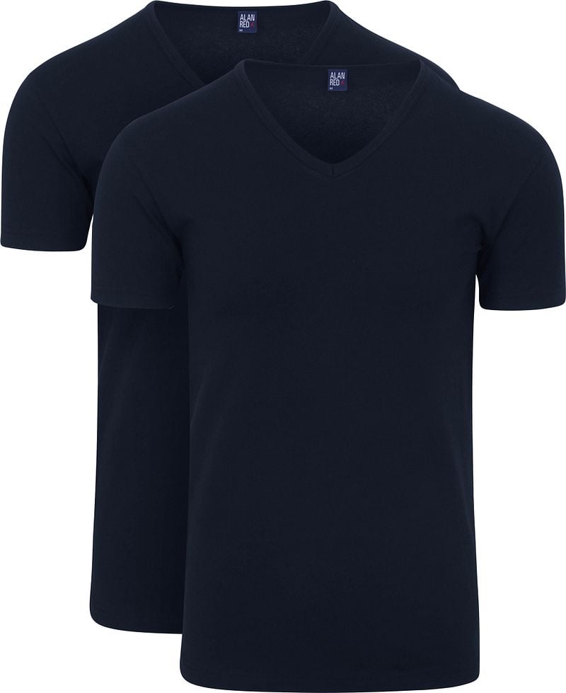 Alan Red Oklahoma Stretch T-Shirt Navy (2er-Pack) - Größe L günstig online kaufen