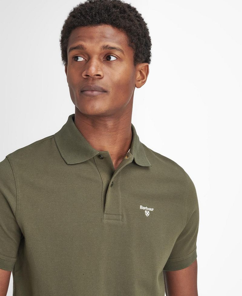 Barbour Poloshirt Donkergroen