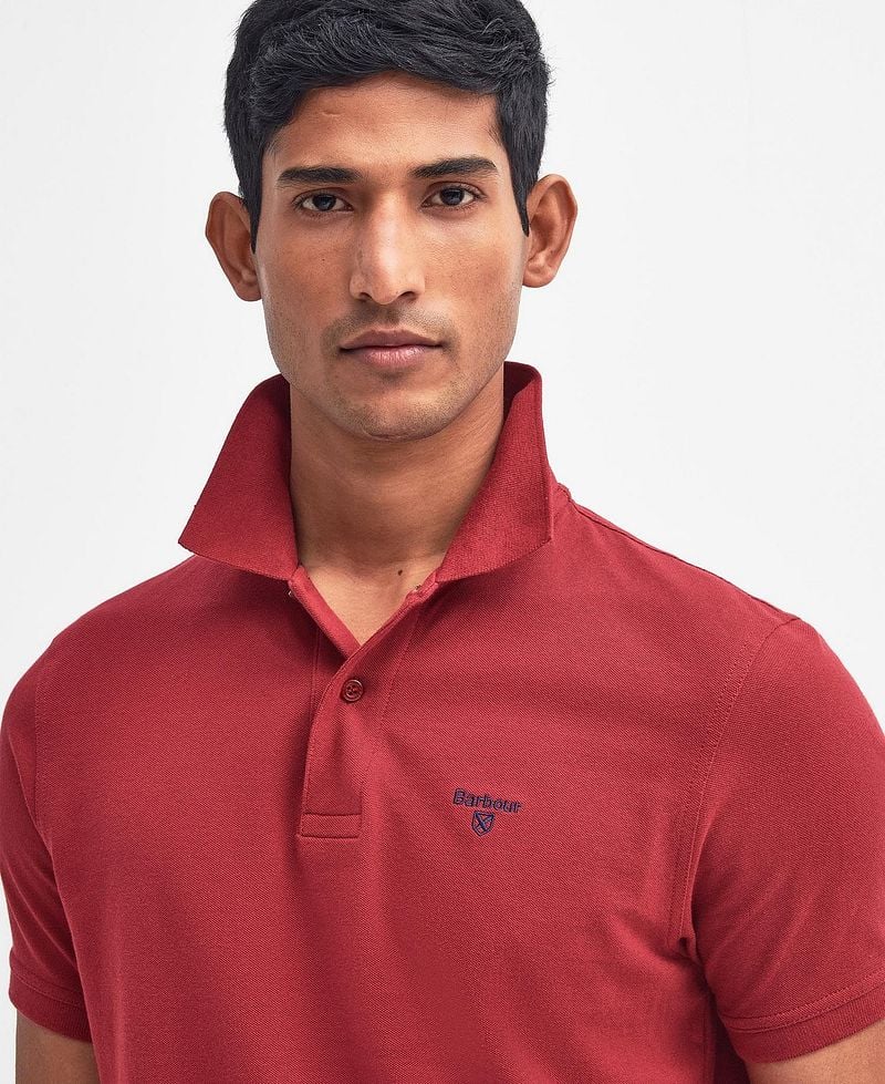 Barbour Poloshirt Bordeaux