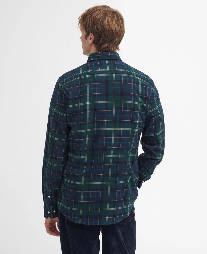 Barbour Fortrose overhemd Donkergroen