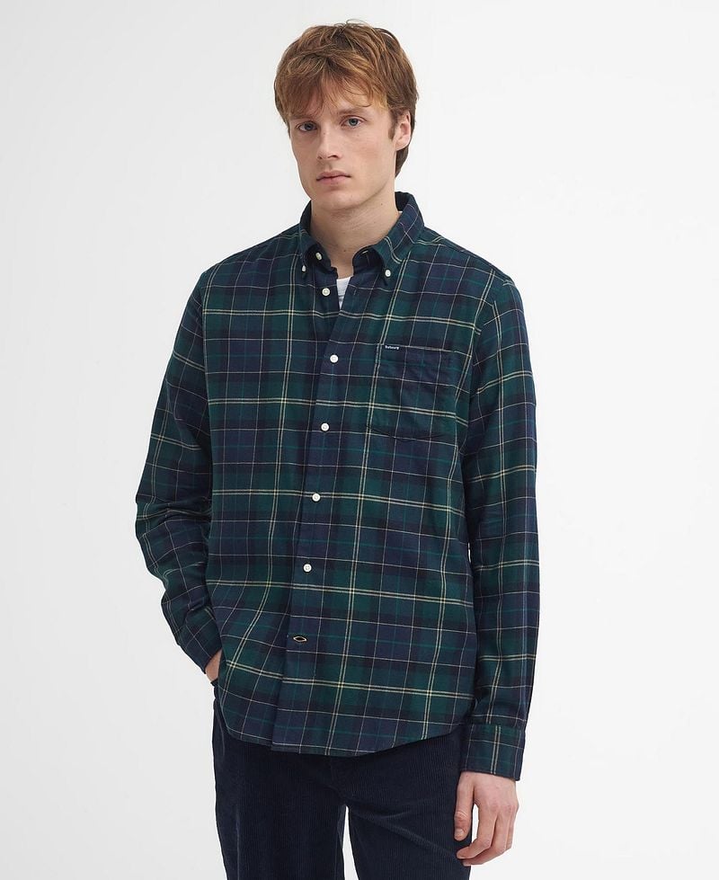 Barbour Fortrose overhemd Donkergroen