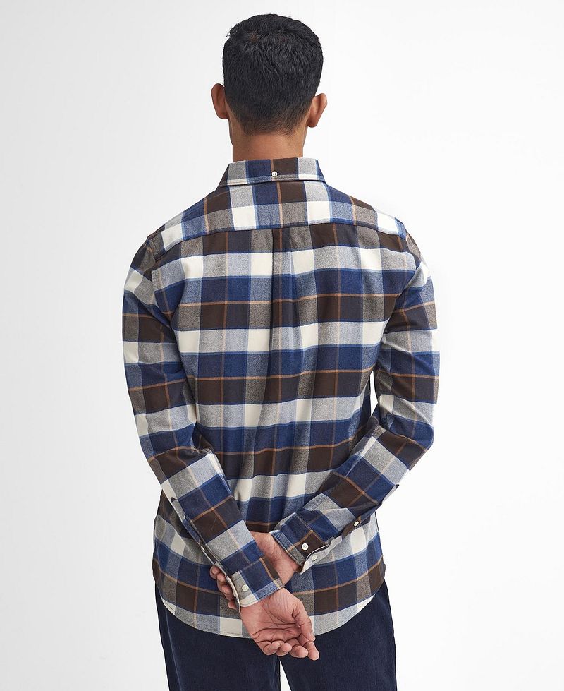 Barbour Valley Overhemd Ruit Bruin Blauw
